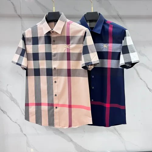 Replica Burberry Shirts Short Sleeved For Men #1470115 $82.00 USD for Wholesale