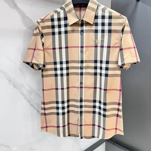 Wholesale Burberry Shirts Short Sleeved For Men #1470118 $82.00 USD, Wholesale Quality Replica Burberry Shirts