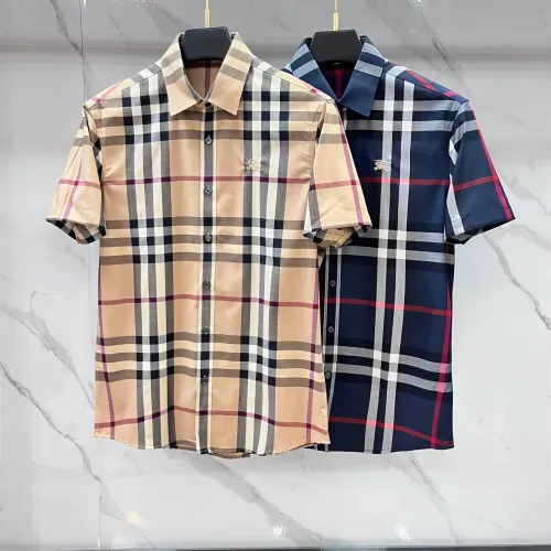 Replica Burberry Shirts Short Sleeved For Men #1470118 $82.00 USD for Wholesale
