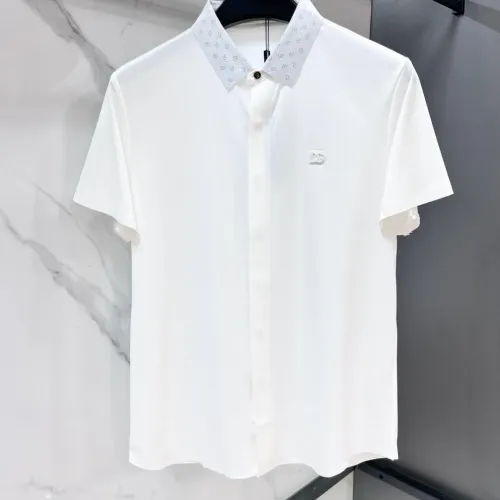 Wholesale Dolce &amp; Gabbana D&amp;G Shirts Short Sleeved For Men #1470120 $76.00 USD, Wholesale Quality Replica Dolce &amp; Gabbana D&amp;G Shirts
