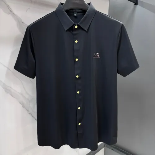 Wholesale Armani Shirts Short Sleeved For Men #1470139 $76.00 USD, Wholesale Quality Replica Armani Shirts