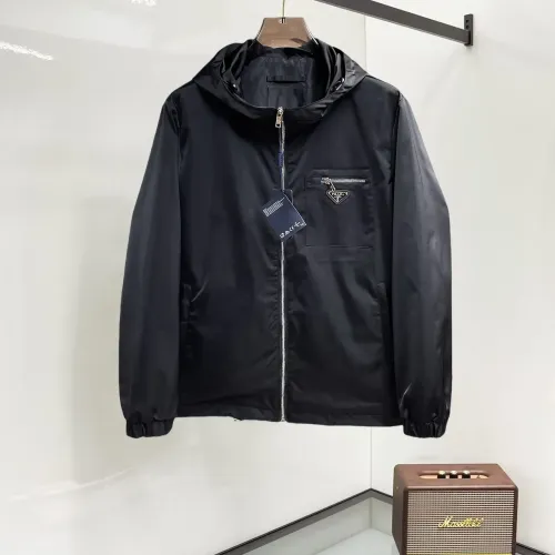 Wholesale Prada Jackets Long Sleeved For Men #1470170 $98.00 USD, Wholesale Quality Replica Prada Jackets
