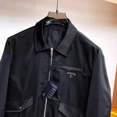 Replica Prada Jackets Long Sleeved For Men #1470171 $98.00 USD for Wholesale
