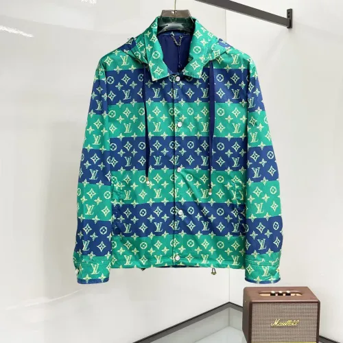 Wholesale Louis Vuitton LV Jackets Long Sleeved For Men #1470185 $100.00 USD, Wholesale Quality Replica Louis Vuitton LV Jackets