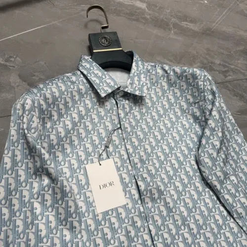 Replica Christian Dior Shirts Long Sleeved For Men #1470237 $64.00 USD for Wholesale