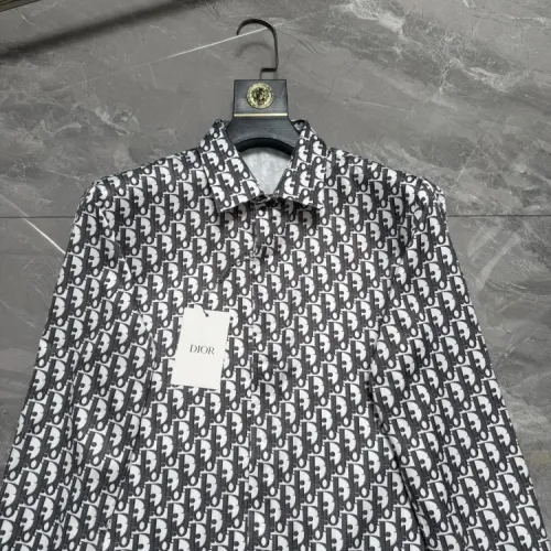 Replica Christian Dior Shirts Long Sleeved For Men #1470238 $64.00 USD for Wholesale