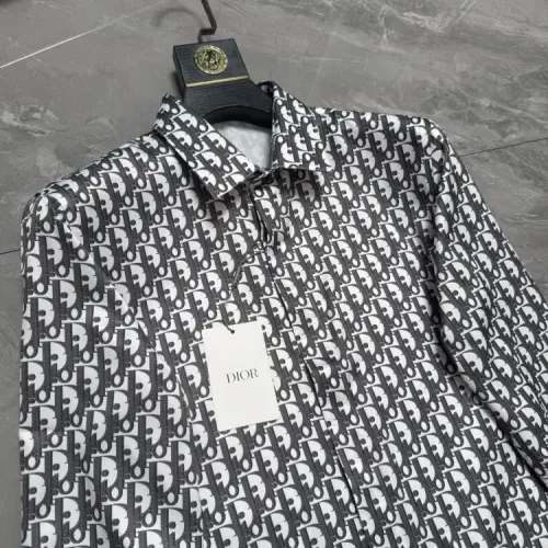 Replica Christian Dior Shirts Long Sleeved For Men #1470238 $64.00 USD for Wholesale