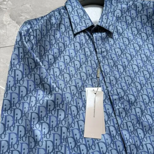 Replica Christian Dior Shirts Long Sleeved For Men #1470242 $64.00 USD for Wholesale