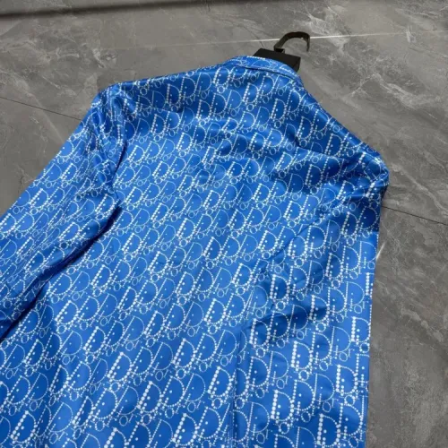 Replica Christian Dior Shirts Long Sleeved For Men #1470244 $64.00 USD for Wholesale