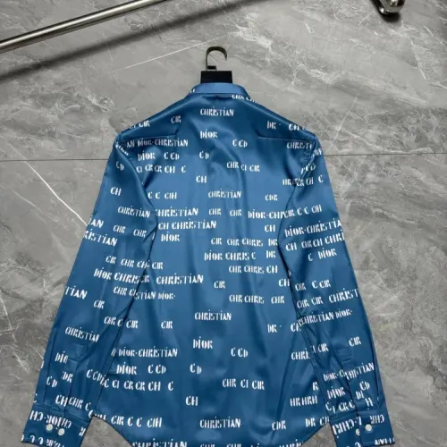 Replica Christian Dior Shirts Long Sleeved For Men #1470245 $64.00 USD for Wholesale