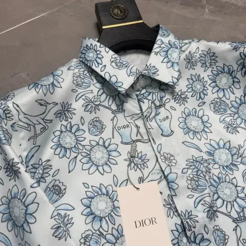 Replica Christian Dior Shirts Long Sleeved For Men #1470246 $64.00 USD for Wholesale