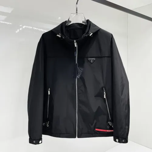 Wholesale Prada Jackets Long Sleeved For Men #1470267 $115.00 USD, Wholesale Quality Replica Prada Jackets