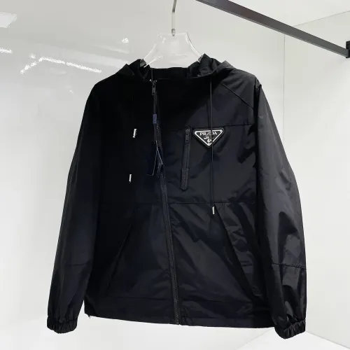 Wholesale Prada Jackets Long Sleeved For Men #1470268 $115.00 USD, Wholesale Quality Replica Prada Jackets