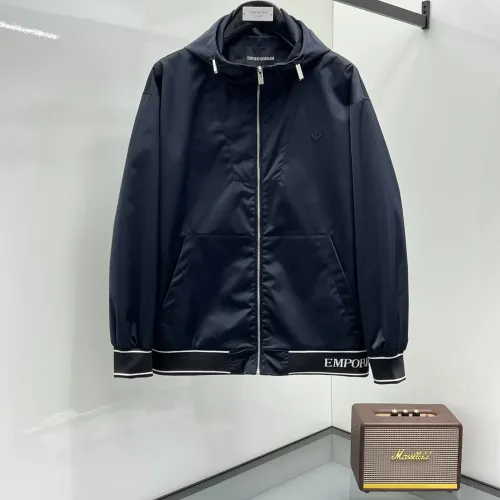 Wholesale Armani Jackets Long Sleeved For Men #1470272 $115.00 USD, Wholesale Quality Replica Armani Jackets