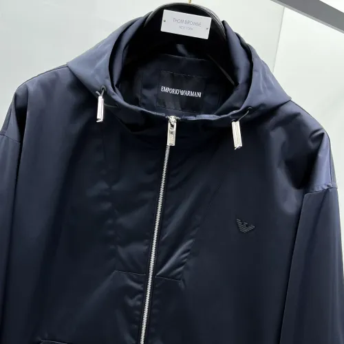 Replica Armani Jackets Long Sleeved For Men #1470272 $115.00 USD for Wholesale