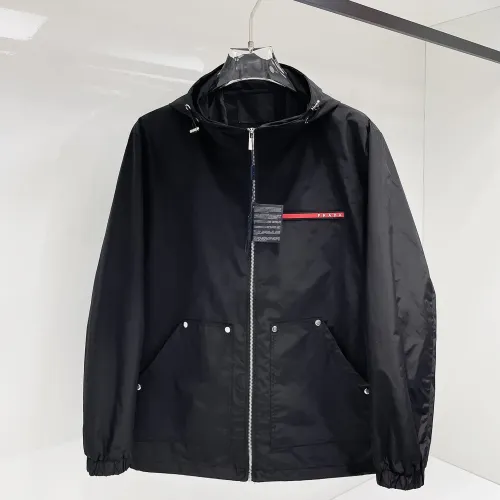 Wholesale Prada Jackets Long Sleeved For Men #1470279 $105.00 USD, Wholesale Quality Replica Prada Jackets
