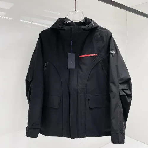 Wholesale Prada Jackets Long Sleeved For Men #1470280 $105.00 USD, Wholesale Quality Replica Prada Jackets