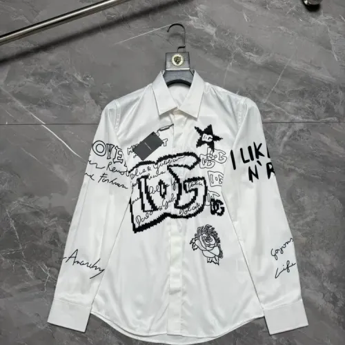 Wholesale Dolce &amp; Gabbana D&amp;G Shirts Long Sleeved For Men #1470284 $64.00 USD, Wholesale Quality Replica Dolce &amp; Gabbana D&amp;G Shirts