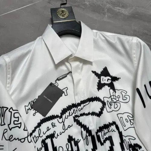 Replica Dolce & Gabbana D&G Shirts Long Sleeved For Men #1470284 $64.00 USD for Wholesale