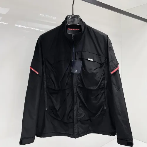 Wholesale Prada Jackets Long Sleeved For Men #1470285 $102.00 USD, Wholesale Quality Replica Prada Jackets