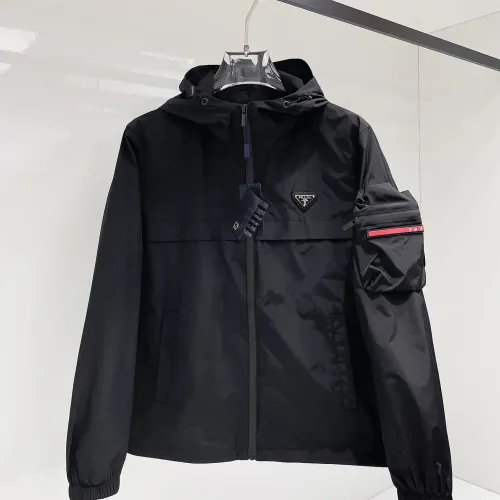 Wholesale Prada Jackets Long Sleeved For Men #1470286 $102.00 USD, Wholesale Quality Replica Prada Jackets