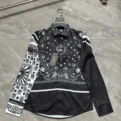Wholesale Dolce &amp; Gabbana D&amp;G Shirts Long Sleeved For Men #1470287 $64.00 USD, Wholesale Quality Replica Dolce &amp; Gabbana D&amp;G Shirts