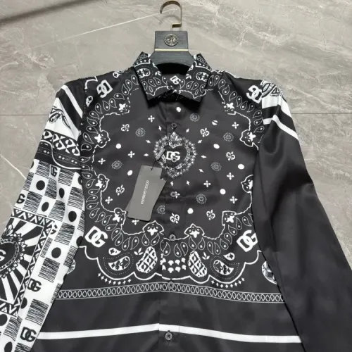Replica Dolce & Gabbana D&G Shirts Long Sleeved For Men #1470287 $64.00 USD for Wholesale