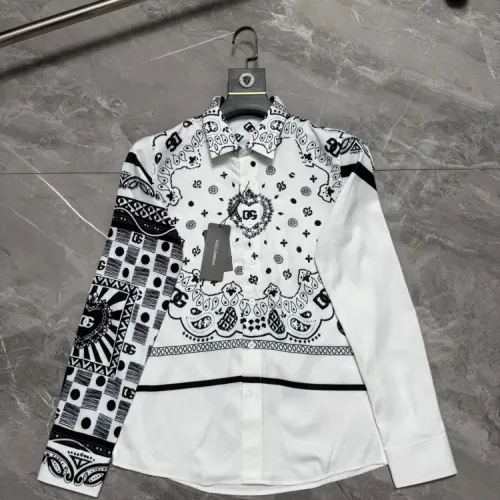 Wholesale Dolce &amp; Gabbana D&amp;G Shirts Long Sleeved For Men #1470288 $64.00 USD, Wholesale Quality Replica Dolce &amp; Gabbana D&amp;G Shirts