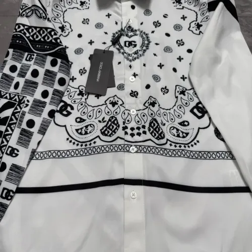 Replica Dolce & Gabbana D&G Shirts Long Sleeved For Men #1470288 $64.00 USD for Wholesale