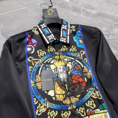Replica Dolce & Gabbana D&G Shirts Long Sleeved For Men #1470289 $64.00 USD for Wholesale