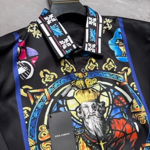 Replica Dolce & Gabbana D&G Shirts Long Sleeved For Men #1470289 $64.00 USD for Wholesale