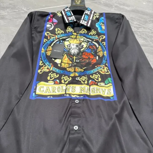 Replica Dolce & Gabbana D&G Shirts Long Sleeved For Men #1470289 $64.00 USD for Wholesale