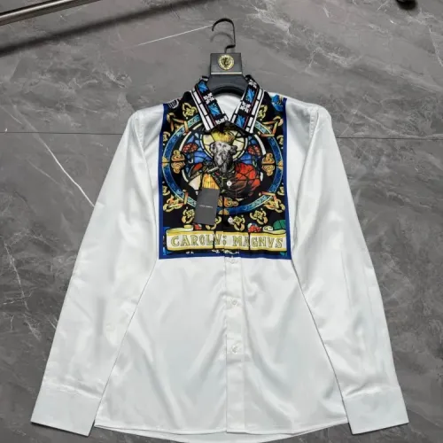 Wholesale Dolce &amp; Gabbana D&amp;G Shirts Long Sleeved For Men #1470290 $64.00 USD, Wholesale Quality Replica Dolce &amp; Gabbana D&amp;G Shirts