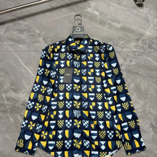 Wholesale Fendi Shirts Long Sleeved For Men #1470293 $64.00 USD, Wholesale Quality Replica Fendi Shirts