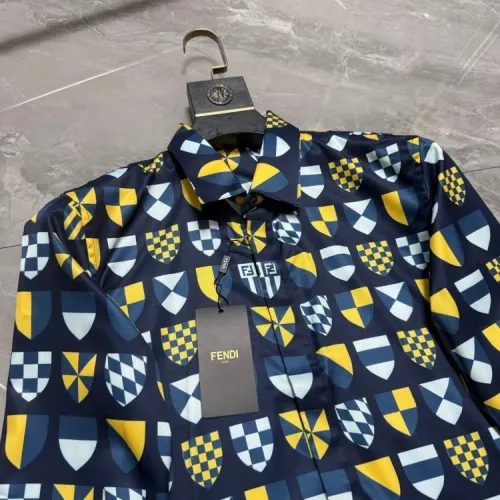 Replica Fendi Shirts Long Sleeved For Men #1470293 $64.00 USD for Wholesale