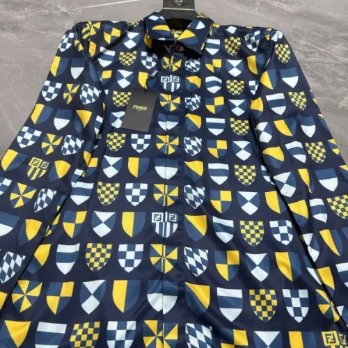 Replica Fendi Shirts Long Sleeved For Men #1470293 $64.00 USD for Wholesale