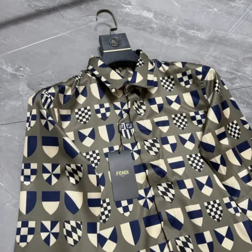 Replica Fendi Shirts Long Sleeved For Men #1470294 $64.00 USD for Wholesale