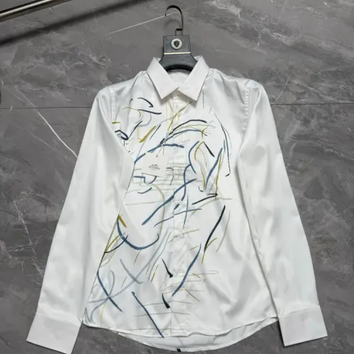 Wholesale Hermes Shirts Long Sleeved For Men #1470297 $64.00 USD, Wholesale Quality Replica Hermes Shirts