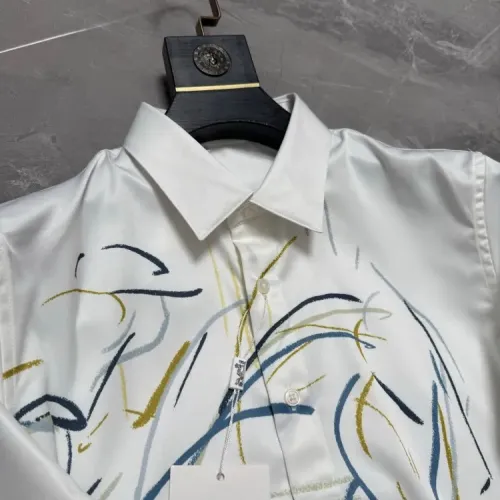 Replica Hermes Shirts Long Sleeved For Men #1470297 $64.00 USD for Wholesale