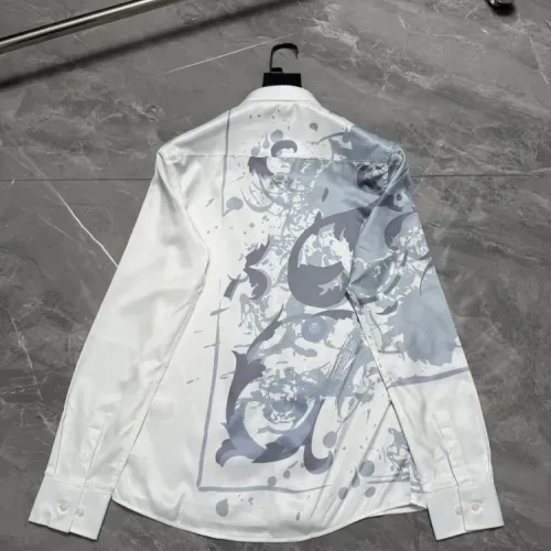 Replica Hermes Shirts Long Sleeved For Men #1470298 $64.00 USD for Wholesale