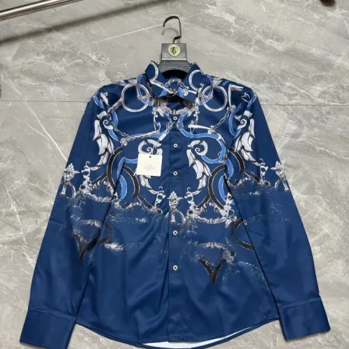 Wholesale Hermes Shirts Long Sleeved For Men #1470299 $64.00 USD, Wholesale Quality Replica Hermes Shirts