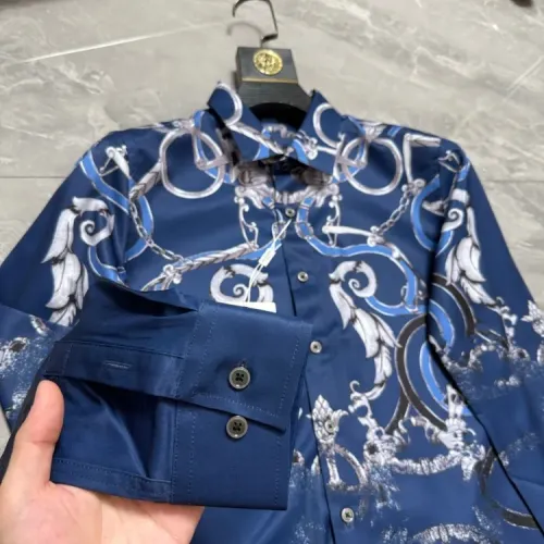 Replica Hermes Shirts Long Sleeved For Men #1470299 $64.00 USD for Wholesale