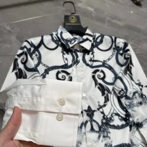 Replica Hermes Shirts Long Sleeved For Men #1470300 $64.00 USD for Wholesale