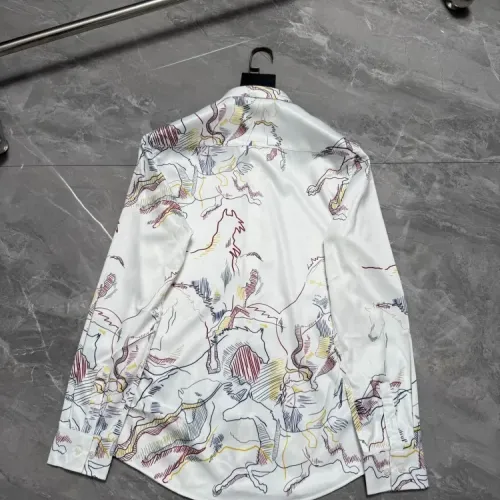 Replica Hermes Shirts Long Sleeved For Men #1470301 $64.00 USD for Wholesale