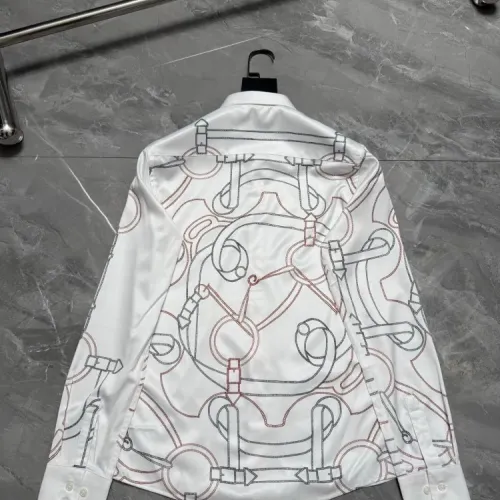 Replica Hermes Shirts Long Sleeved For Men #1470304 $64.00 USD for Wholesale