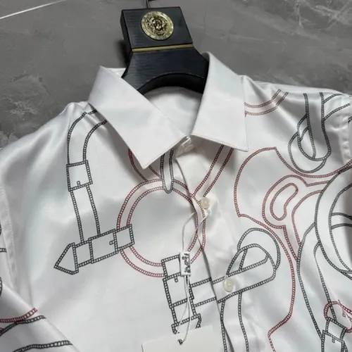 Replica Hermes Shirts Long Sleeved For Men #1470304 $64.00 USD for Wholesale