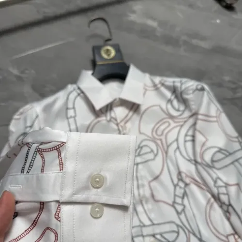 Replica Hermes Shirts Long Sleeved For Men #1470304 $64.00 USD for Wholesale