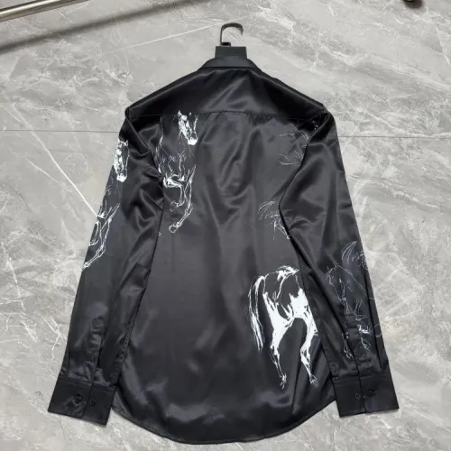 Replica Hermes Shirts Long Sleeved For Men #1470307 $64.00 USD for Wholesale