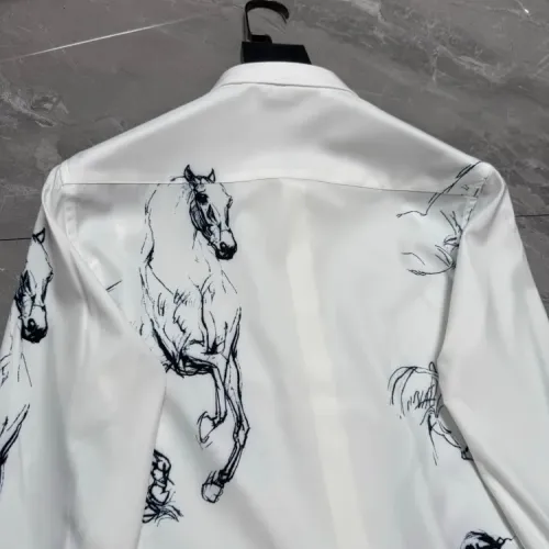 Replica Hermes Shirts Long Sleeved For Men #1470309 $64.00 USD for Wholesale