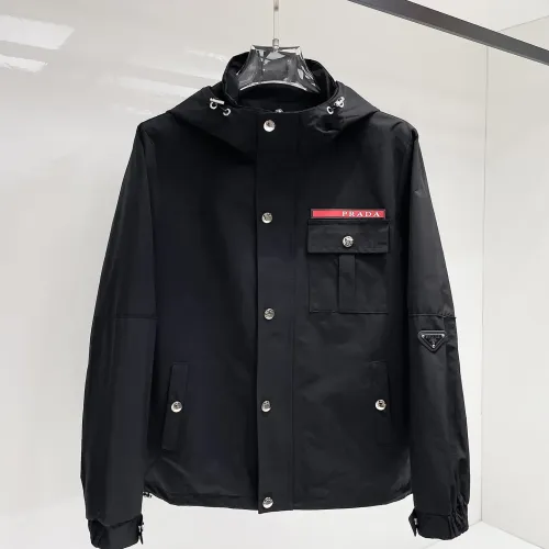 Wholesale Prada Jackets Long Sleeved For Men #1470310 $102.00 USD, Wholesale Quality Replica Prada Jackets